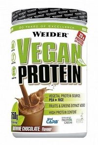 Weider, Vegan Protein, 750g, Brownie Chocolate