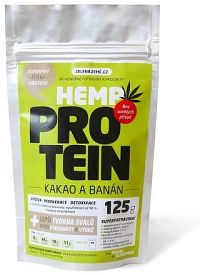 Zelená Země Konopný protein  125g kakao s banánem