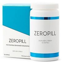 Zeropill pro podporu odvodnění organismu, 14 denní kúra, 56 kapslí