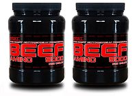 1 + 1 Zdarma: Amino BEEF 5000 od Best Nutrition 250 tbl + 250 tbl