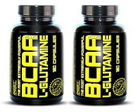 1 + 1 Zdarma: BCAA plus L-Glutamine od Best Nutrition 250 kaps. + 250 kaps.