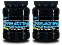 1 + 1 Zdarma: Creatine Monohydrate Creapure od Best Nutrition 500 g + 500 g