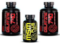 1 + 1 Zdarma: Gelatine 740 + MSM od Best Nutrition 250kaps + 250kaps + 120tbl