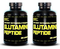 1 + 1 Zdarma: Glutamine Peptide od Best Nutrition 250 kaps + 250 kaps.