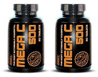 1 + 1 Zdarma: Mega C 500 + šipky od Best Nutrition 90 tbl. + 90 tbl.