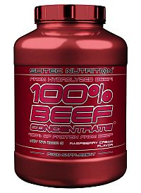 100% BEEF Concentrate - Scitec 2000 g Malinový krém