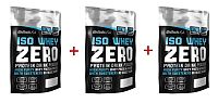 2 + 1 Zdarma: Iso Whey Zero od Biotech USA 500g+500g+500g Jahoda