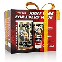 Akce: Flexit Gold Drink + Flexit Gold Gel - Nutrend 400 g + 100 ml. Pomaranč