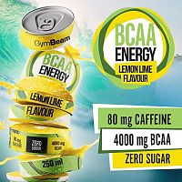 BCAA Energy Drink - GymBeam 250 ml. Lemon Lime