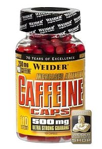 Caffeine Caps - Weider 110 kaps.