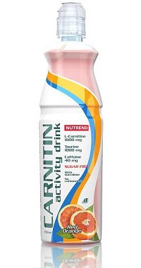 Carnitin Activity Drink s kofeinem od Nutrend 1ks/750ml Mix Berry