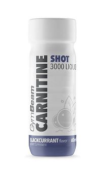 Carnitine Shot 3000 Liquid - GymBeam 60 ml. Blackcurrant