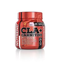 CLA + Carnitine Powder - Nutrend 10 x 12 g Cherry+Punch