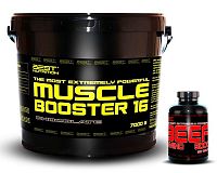 Muscle Booster + BEEF Amino Zdarma - Best Nutrition 7,0 kg + 250 tbl. Butter Cookies