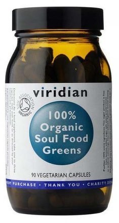 100% Organic Soul Food Greens 90 kapslí