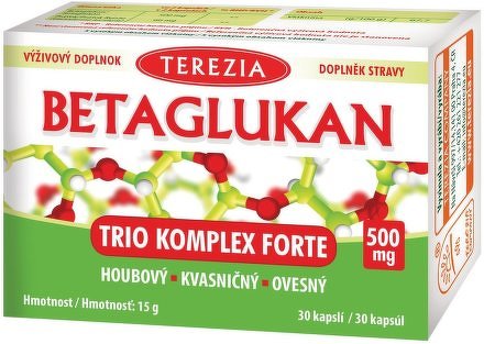 Betaglukan Trio Komplex Forte 500 mg 30 kapslí