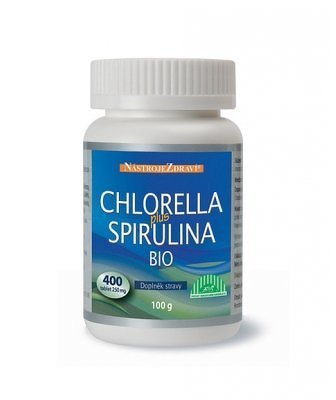 Chlorella+Spirulina BIO tbl.400