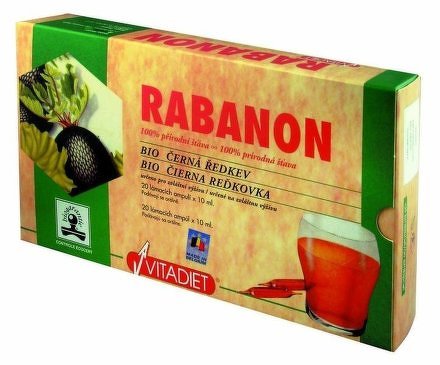 Rabanon Vitadiet 20x10ml extrakt z černé ředkve